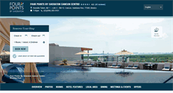 Desktop Screenshot of fourpointscancuncentro.com